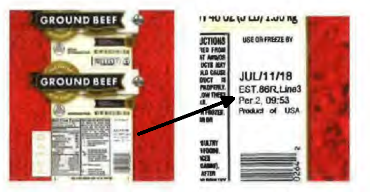 chub packaging label sample e coli recall src fsis