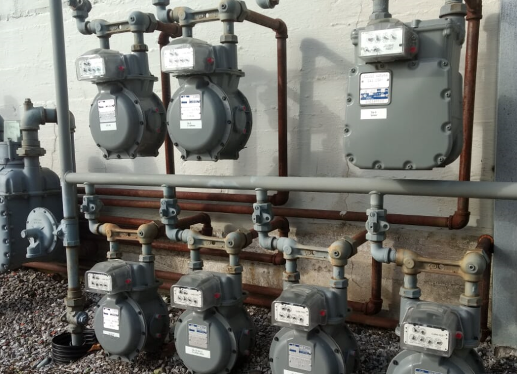 Natural gas meters. Whatcom News file photo