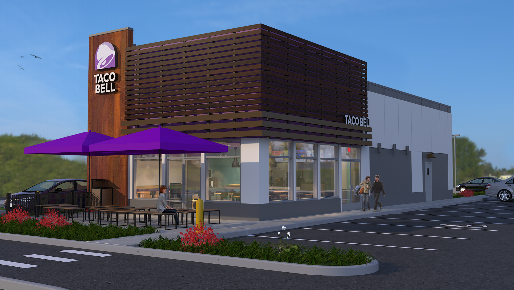 taco bell ferndale location approximate rendering 2
