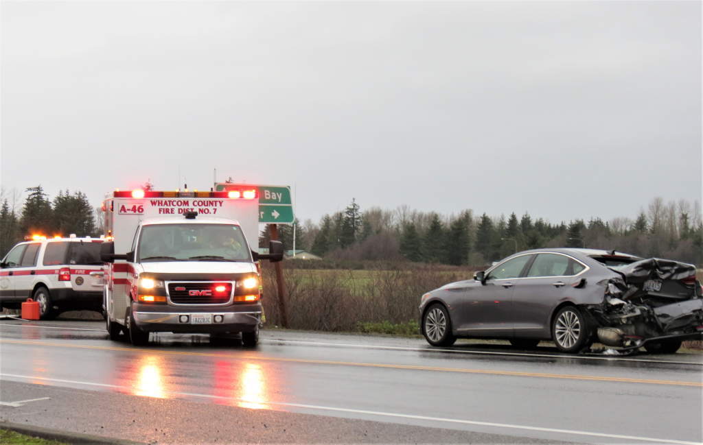 scene of a 3-vehicle crash on grandview road 2018-12-13