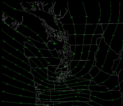 nws air pressure map over time 2019-01-06