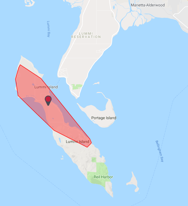 pse power outage map 2019-01-08 0800