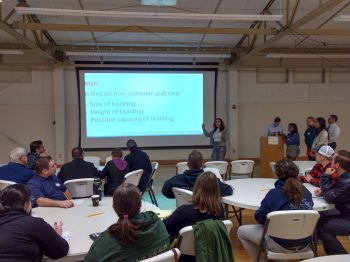 wwu students collect community feedback for downtown study 2019-01-23