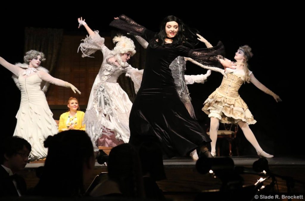 A scene from the Ferndale High School permformance of Addams Family (February 21, 2019). Photo courtesy of Slade Brockett.
