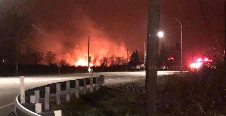 slater road brush fire 2019-02-09 photo benjamin spencer