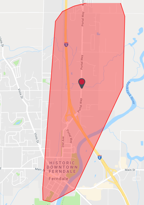 Power outage map (March 10, 2019). Source: Puget Sound Energy