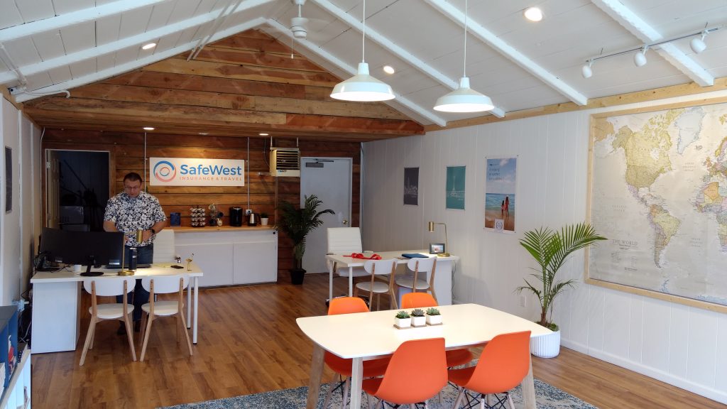 Dan Barry stands inside his new office location at 2016 Main Street (March 2019). Photo: My Ferndale News