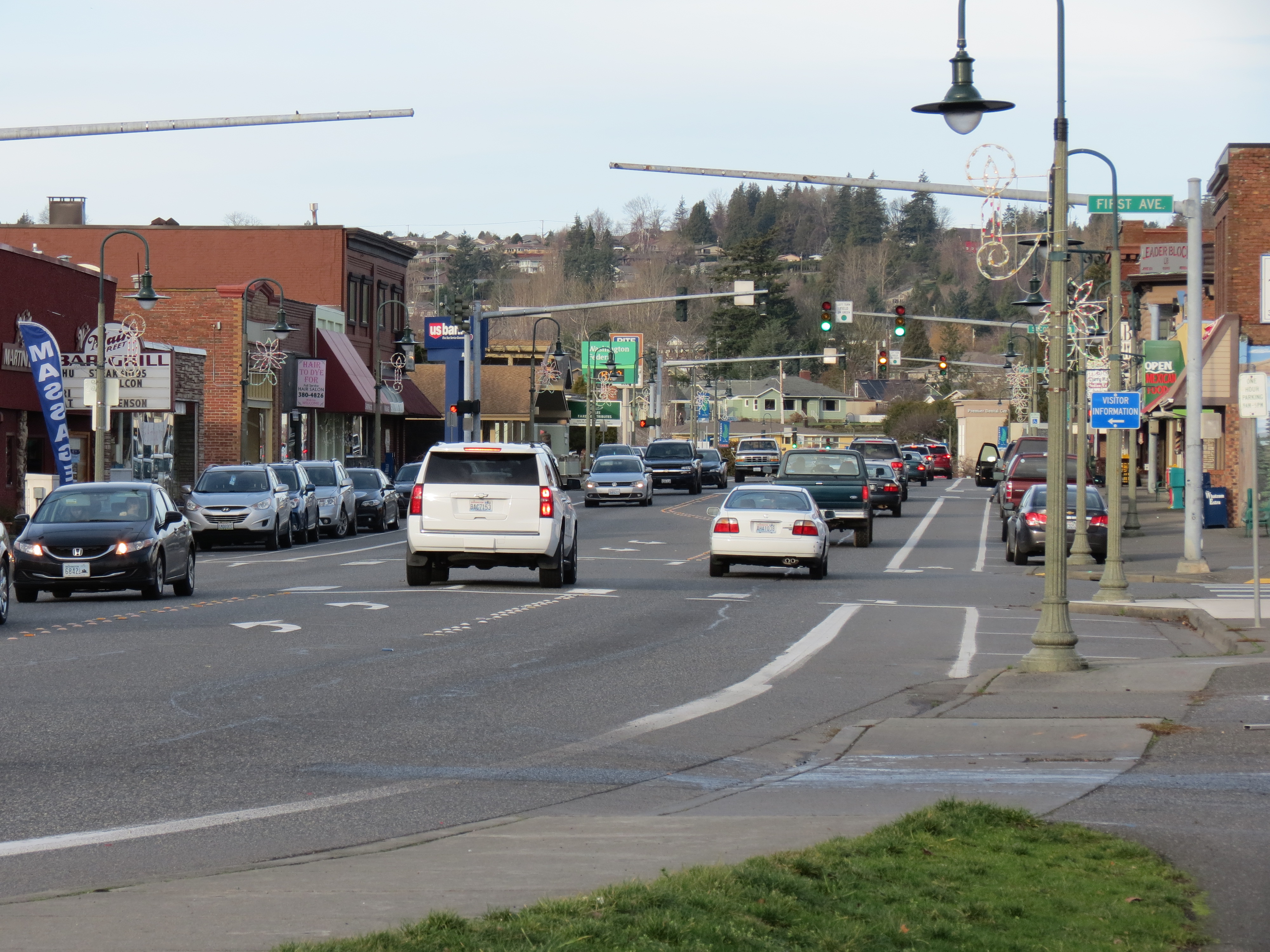 Downtown Ferndale (January 5, 2019). Photo: My Ferndale News