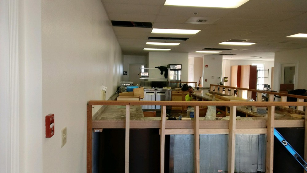 Interior of The Meeting Place during preparations prior to opening. Photo courtesy of The Meeting Place.