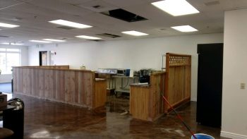 Interior of The Meeting Place during preparations prior to opening. Photo courtesy of The Meeting Place.