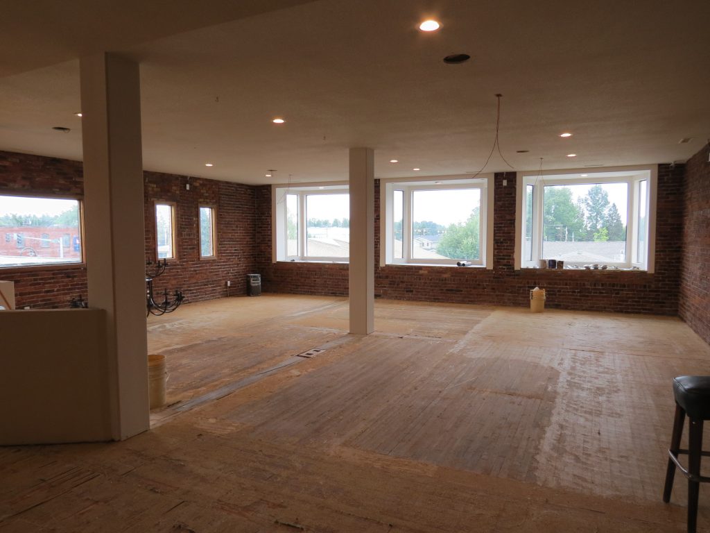 Remodeling underway at 2038 Main Street in preparation for opening a new restaurant (July 3, 2019). Photo: My Ferndale News