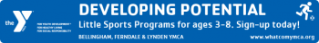 YMCA DISC FERN BANNER AD July 2019 blue little sports