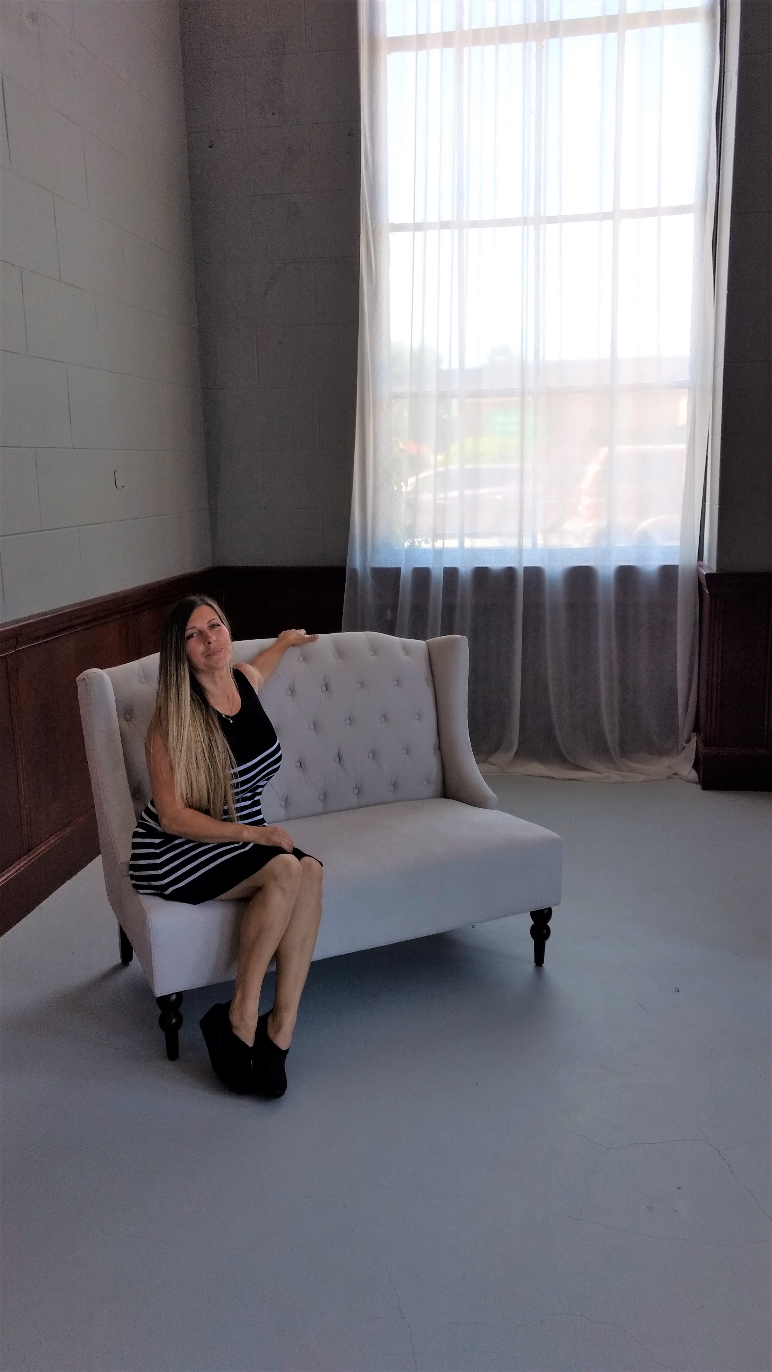Owner Simona Nicolau poses inside Vine Creative Spaces Studio (July 25, 2019). Photo: My Ferndale News