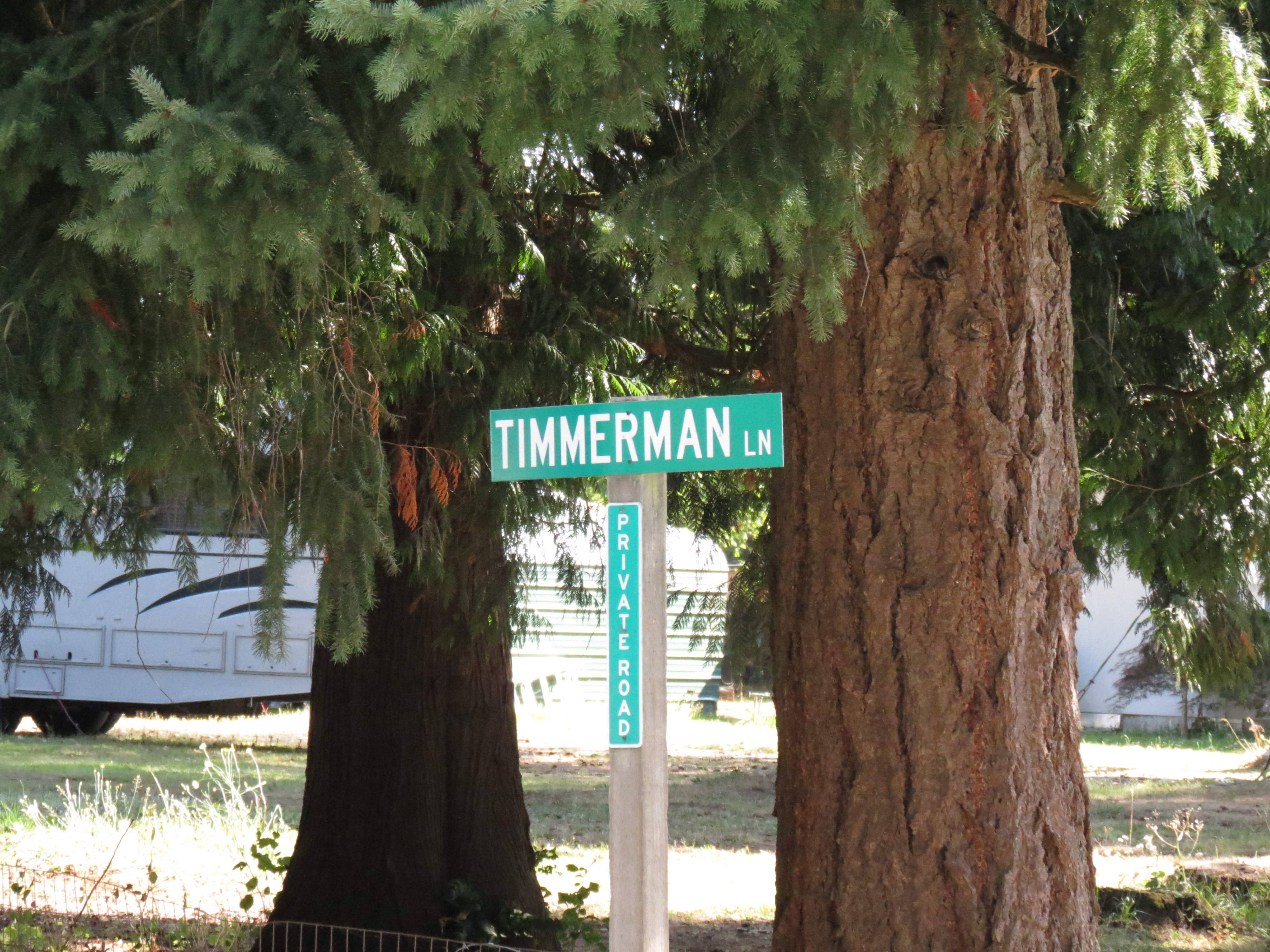 Timmerman Road road sign. My Ferndale News file photo