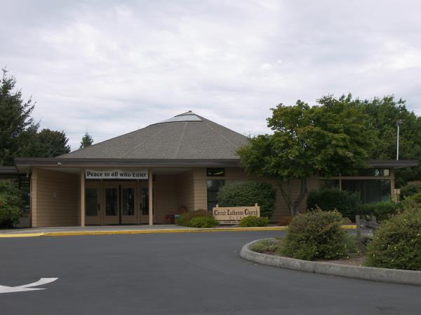 Entrance to Christ Lutheran Church prior to the remodel project. Photo courtesy of Christ Lutheran Church.