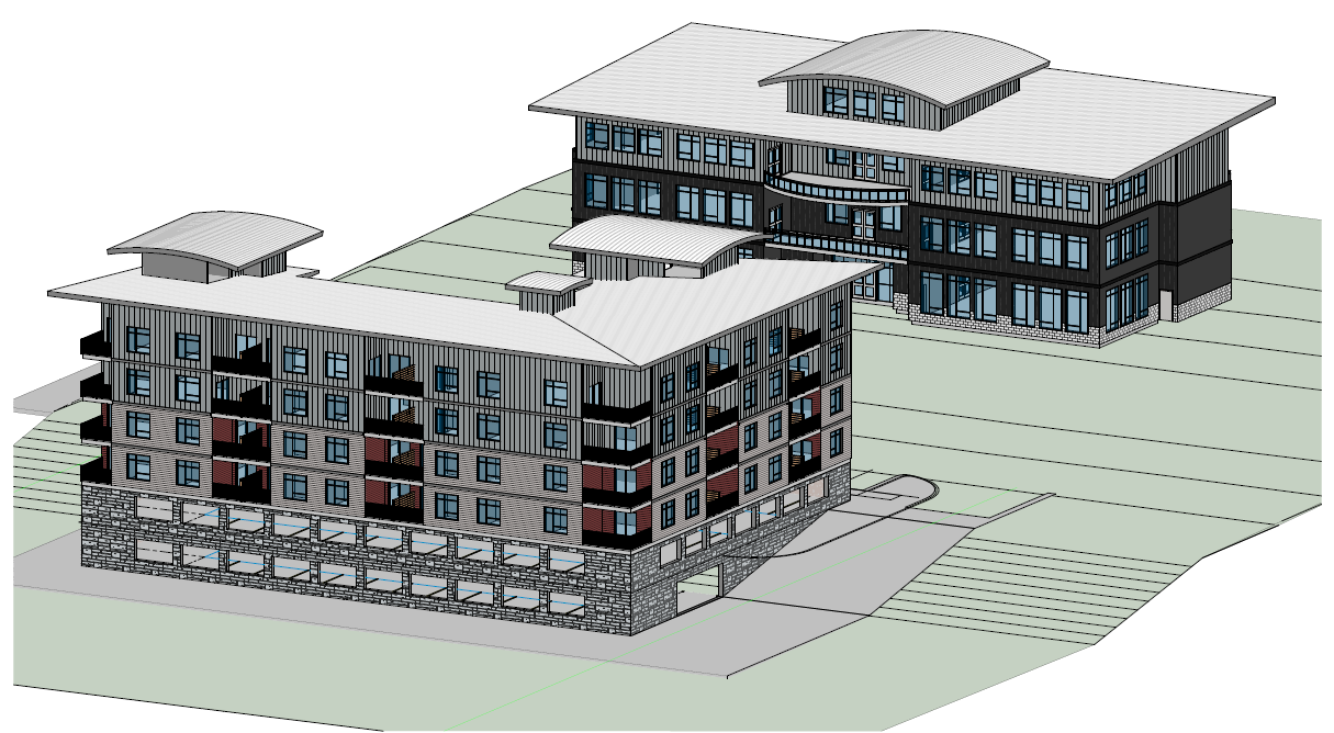 Boulos Twins architectural rendering (September 2019). Source: City of Ferndale