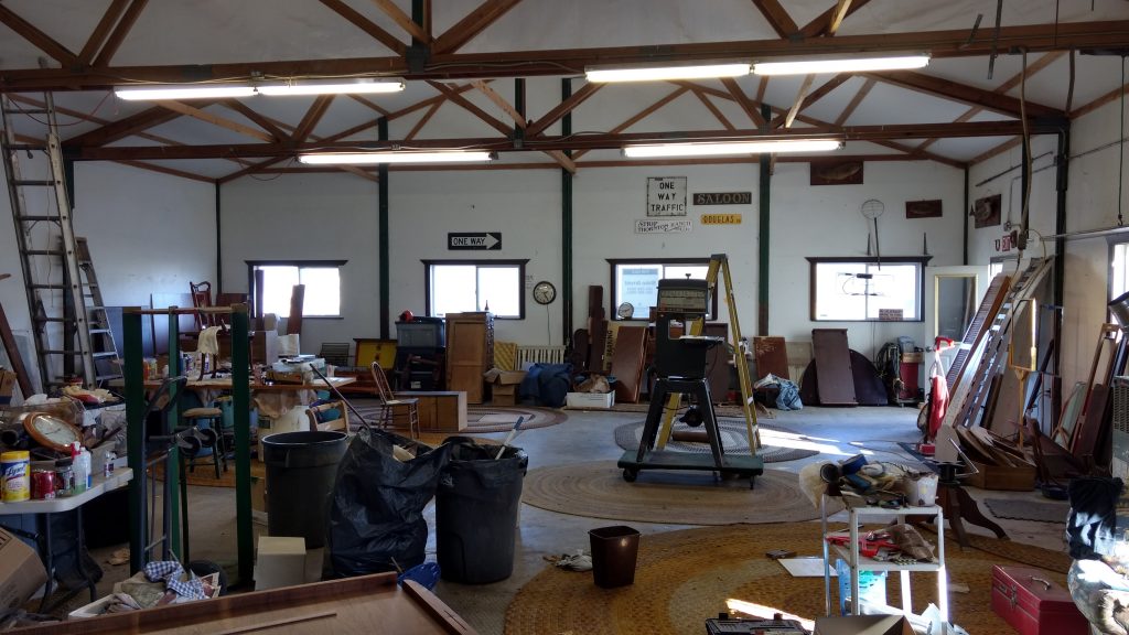 The interior of The Strip Shop, on Portal Way, after nearly all inventory has been hauled away in preparation for closing (October 14, 2019). Photo: My Ferndale News