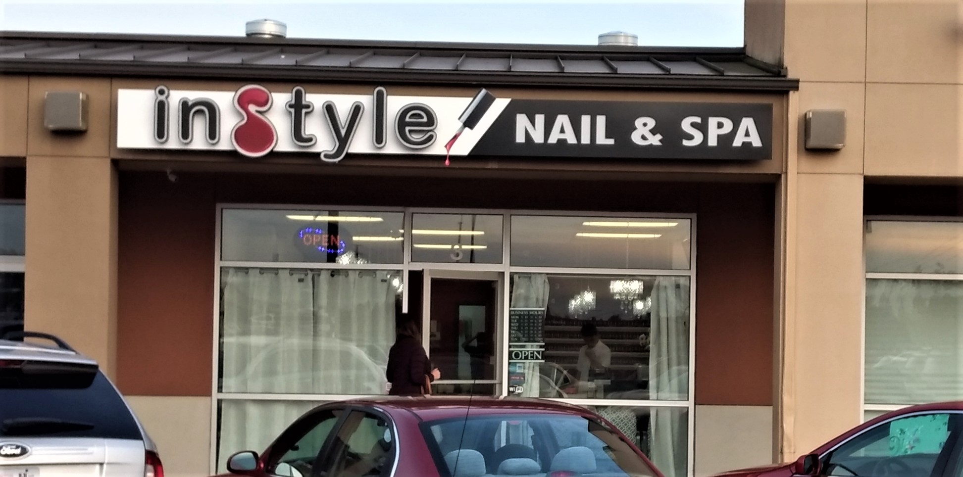 Exterior of the Instyle Nail & Spa at 1730 LaBounty Drive in Suite #3 (October 14, 2019). Photo: My Ferndale News