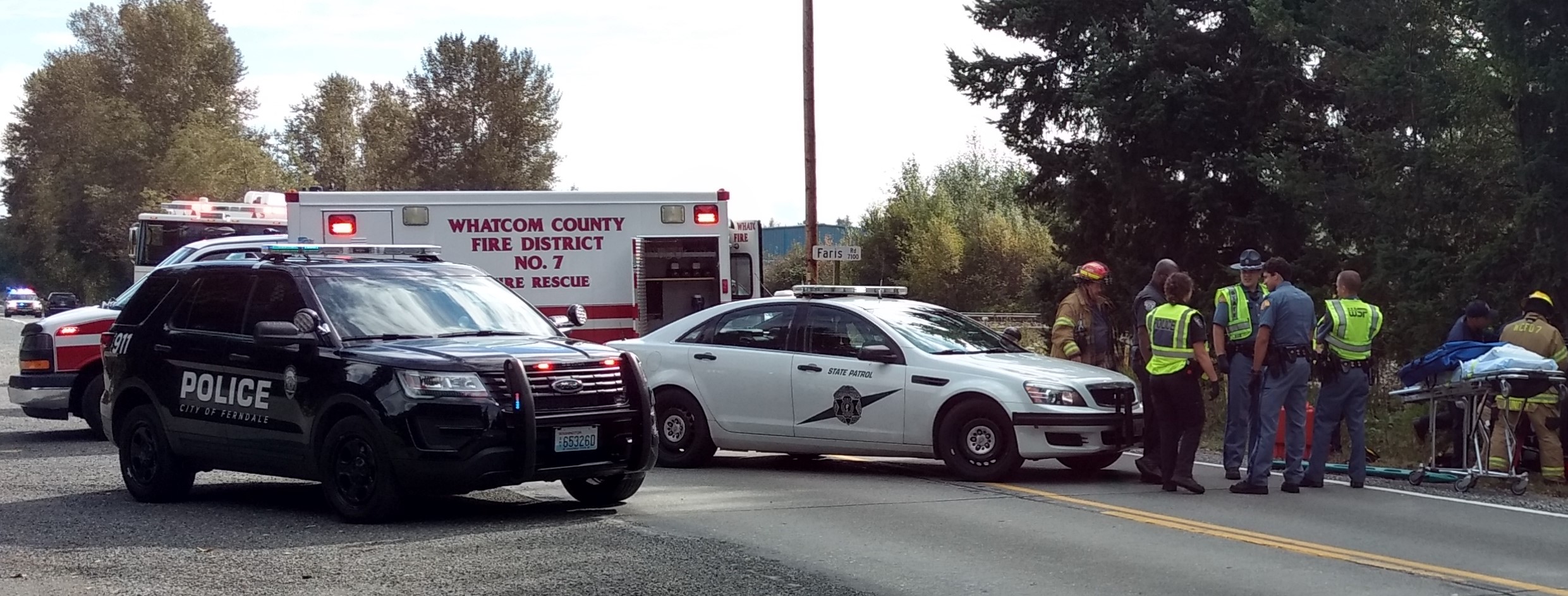 ferndale police washington state patrol whatcom county fire district 7 fpd wsp wcfd7 at scene file photo mfn 2019