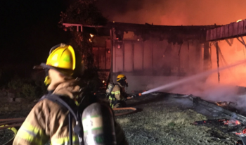 Firefighters at the scene of a house fire. MFN file photo. Photo: WCFD7