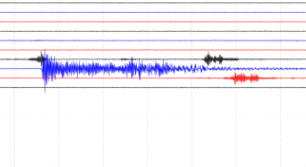 Seismograph plot file graphic. My Ferndale News
