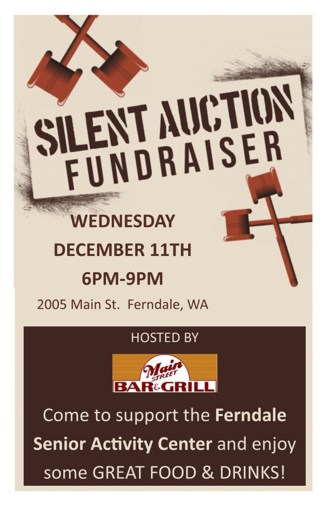 silent auction fundraiser graphic
