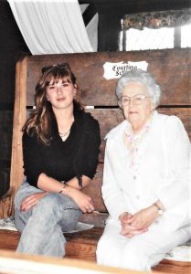 Grandma Helan and me. Photo courtesy of Nichole Schmitt