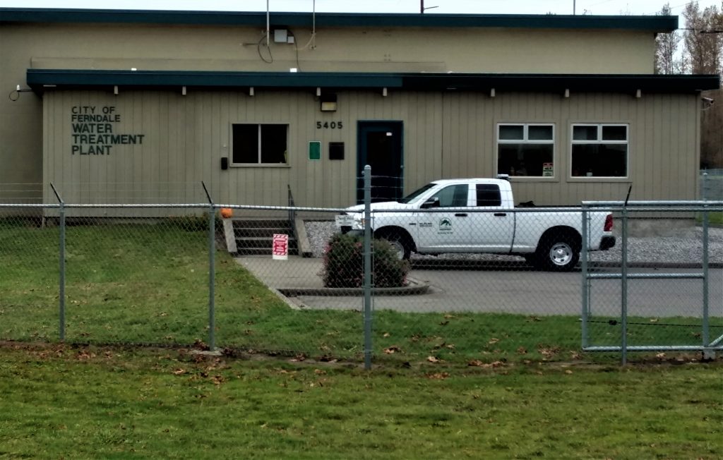 City of Ferndale Water Treatment Plant entrance (October 24, 2019). Photo: My Ferndale News