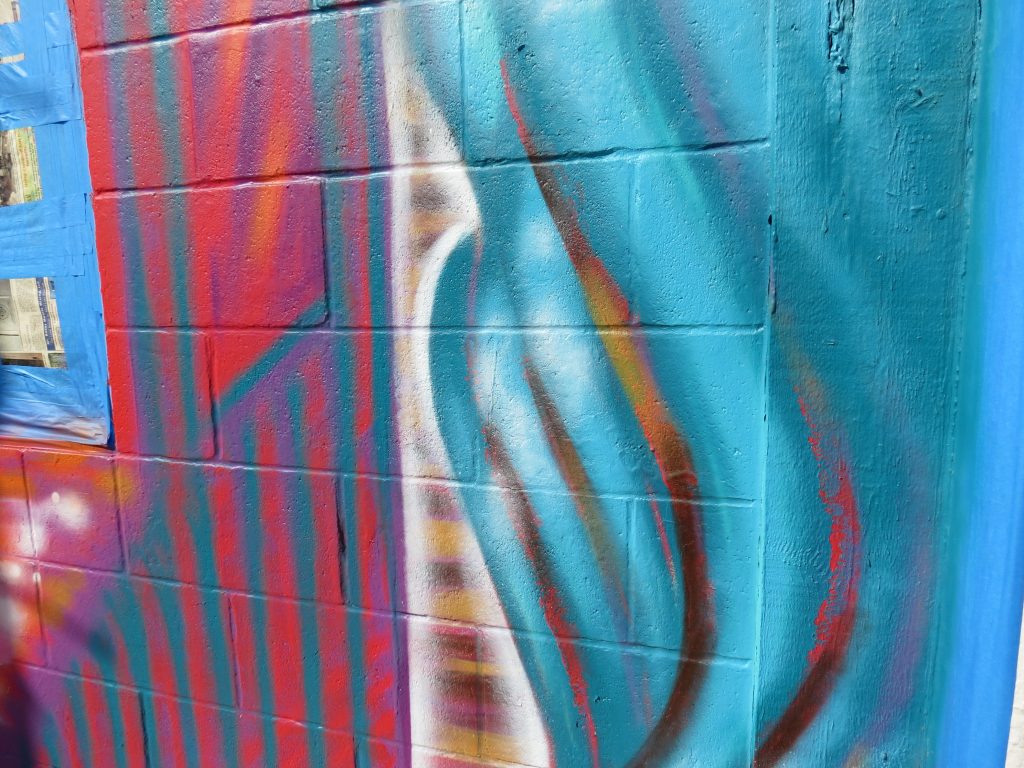 Closeup of mural on Vista Drive (July 11, 2020). Photo: My Ferndale News