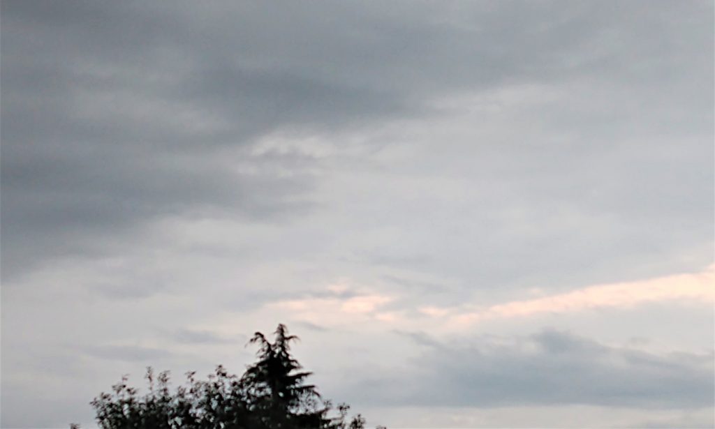 Ferndale area morning sky after 8 days of unhealthy smoke-filled air (September 19, 2020). Photo: My Ferndale News