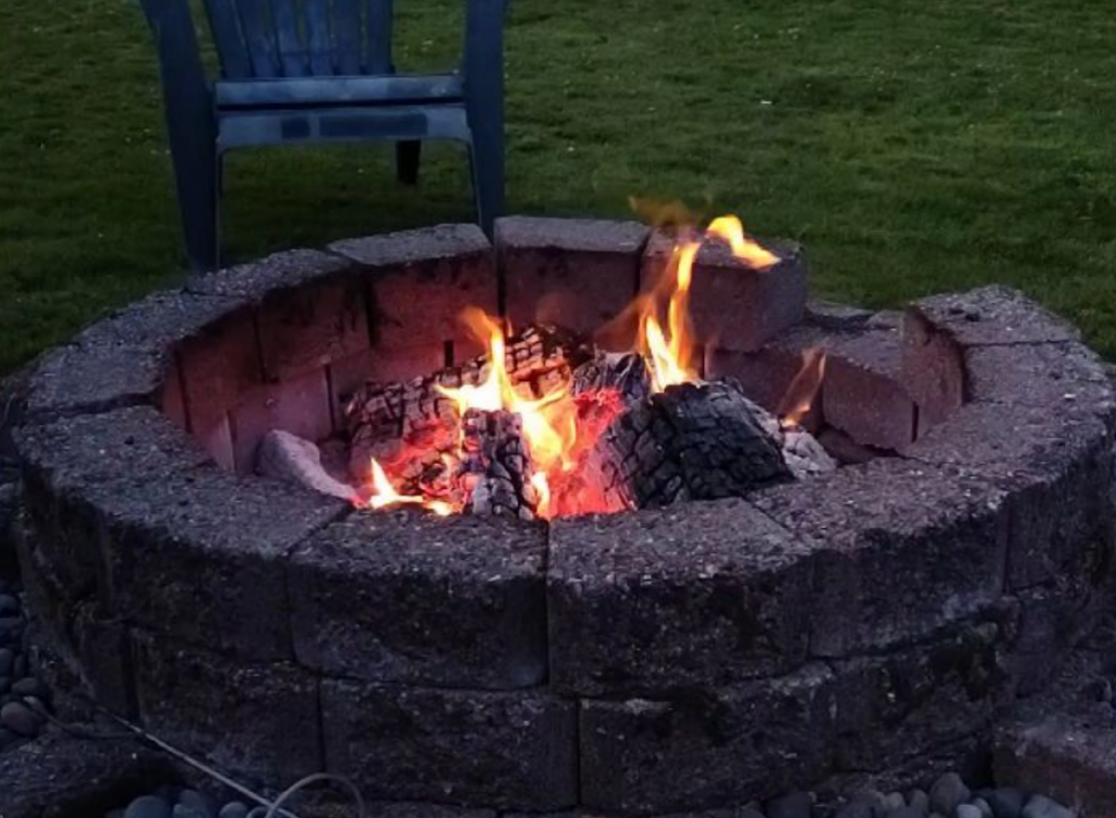 Backyard recreational campfire file photo. Whatcom News