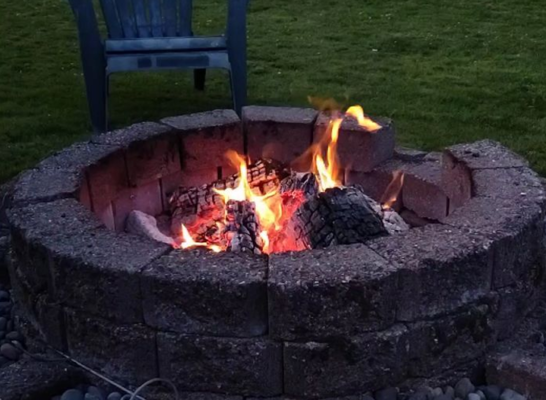 Backyard recreational campfire file photo. Whatcom News