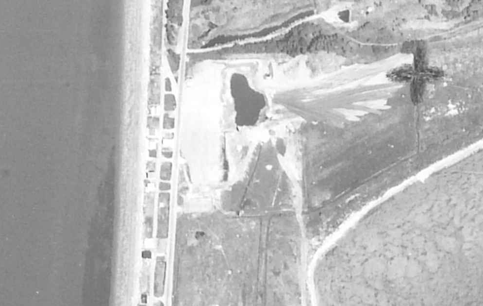 Section of a 1966 aerial photo. Source: Whatcom County