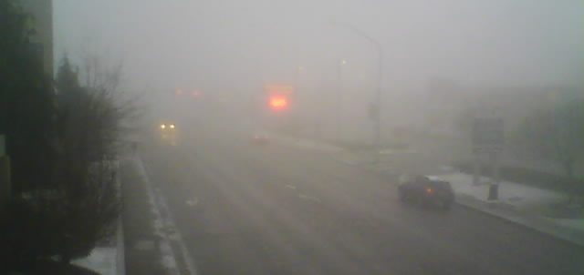 Looking east on Main Street from the Carnation Oxford Building (December 22, 2020). Photo: My Ferndale News
