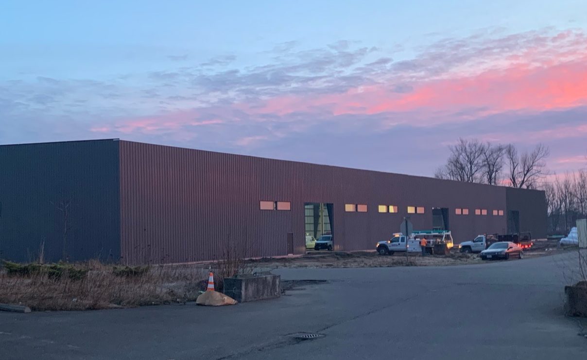 Method Homes Ferndale production facility under construction (January 19, 2021). Photo courtesy of Method Homes