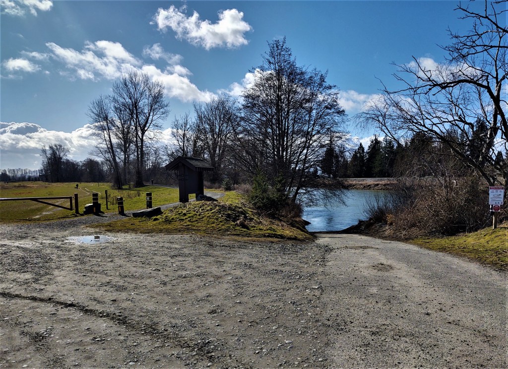 Nooksack River boat launch (February 26, 2021). Photo: My Ferndale News