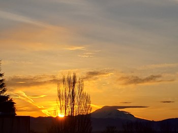 Sunrise (March 17, 2021). Photo courtesy of Jackie Rodriguez of Ferndale.