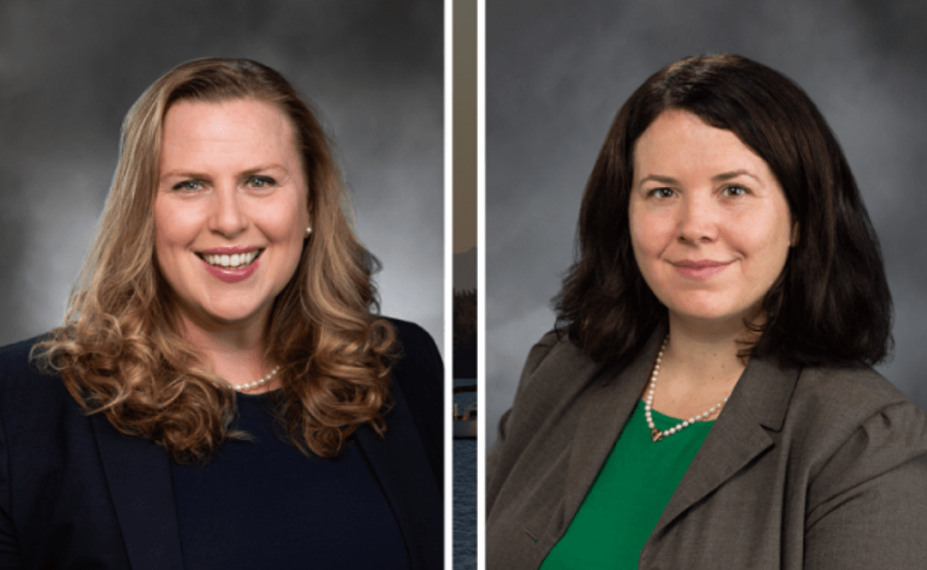 Alica Rule (l) and Sharon Shewmake (r)