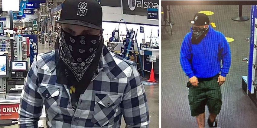 Photos of theft suspect. Source: Ferndale Police Department