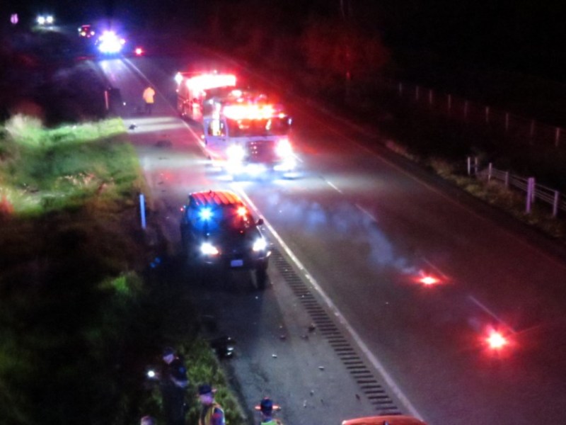 UPDATED: Crash followed by car fire closes W Axton Road, 2 dead