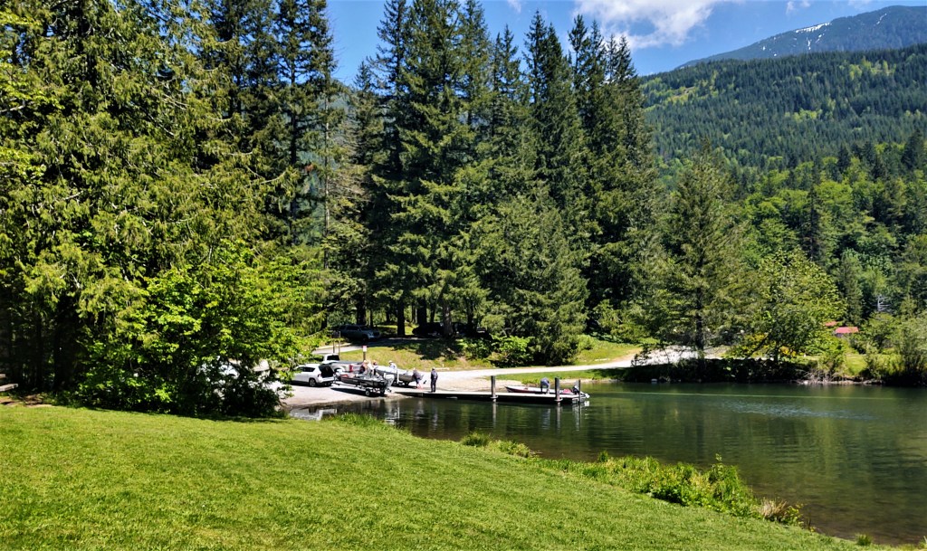 Silver Lake Park boat launch (May 21, 2021). Photo: Whatcom News