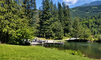 Silver Lake Park boat launch (May 21, 2021). Photo: Whatcom News