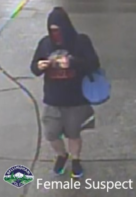 Security image of a suspect in an armed robbery (September 17, 2021). Source: Bellingham Police
