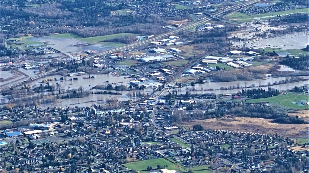 View of downtown Ferndale from the west (November 16, 2021). Photo courtesy of Larry McCarter