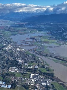 View over Lynden looking northwest (November 16, 2021). Photo courtesy of Larry McCarter