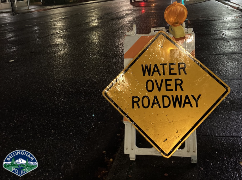 Signage posted on Iowa Street (November 14, 2021). Photo courtesy of Bellingham Police Department