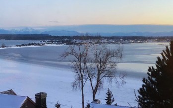 Frozen and snowy Drayton Harbor (December 28, 2021). Photo courtesy of Yael Weiss