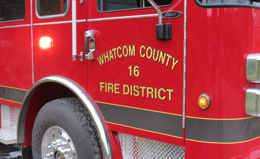 Whatcom County Fire District 16 fire truck file photo. Whatcom News