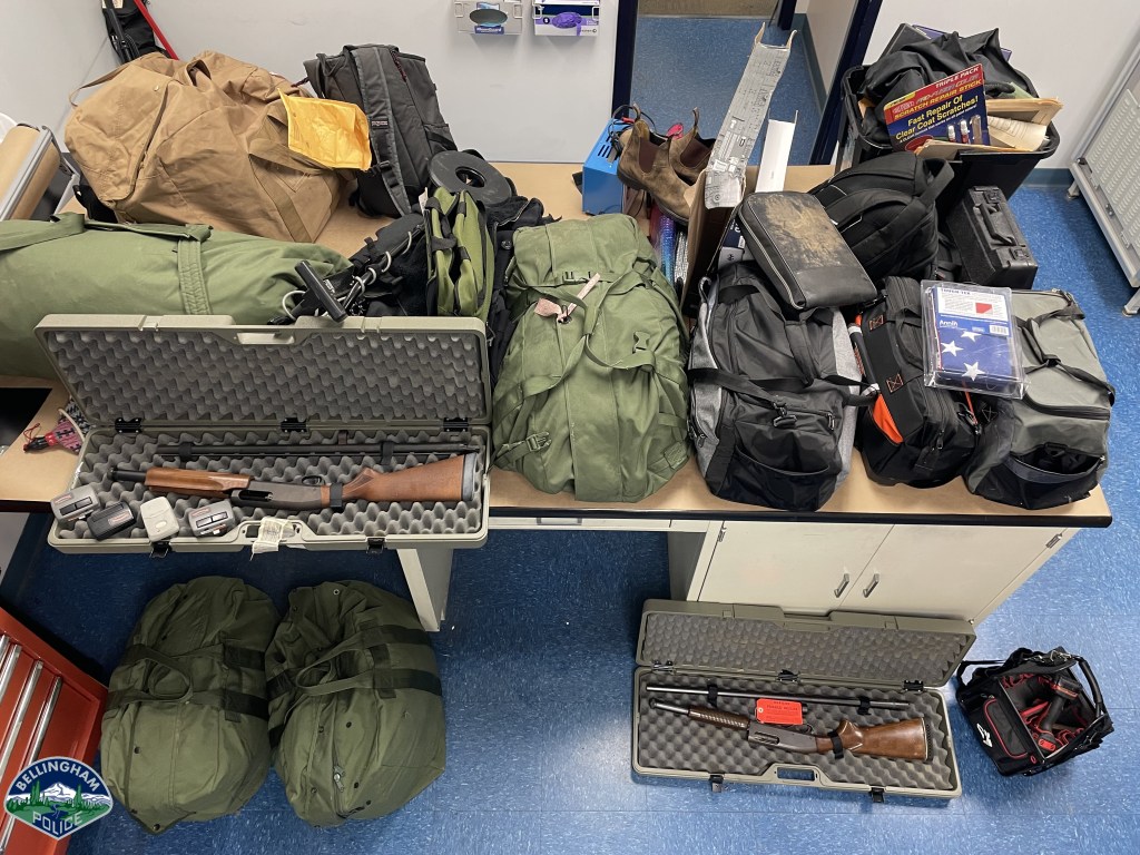 Stolen property recovered by Bellingham Police (March 24, 2022). Photo courtesy of Bellingham Police Department