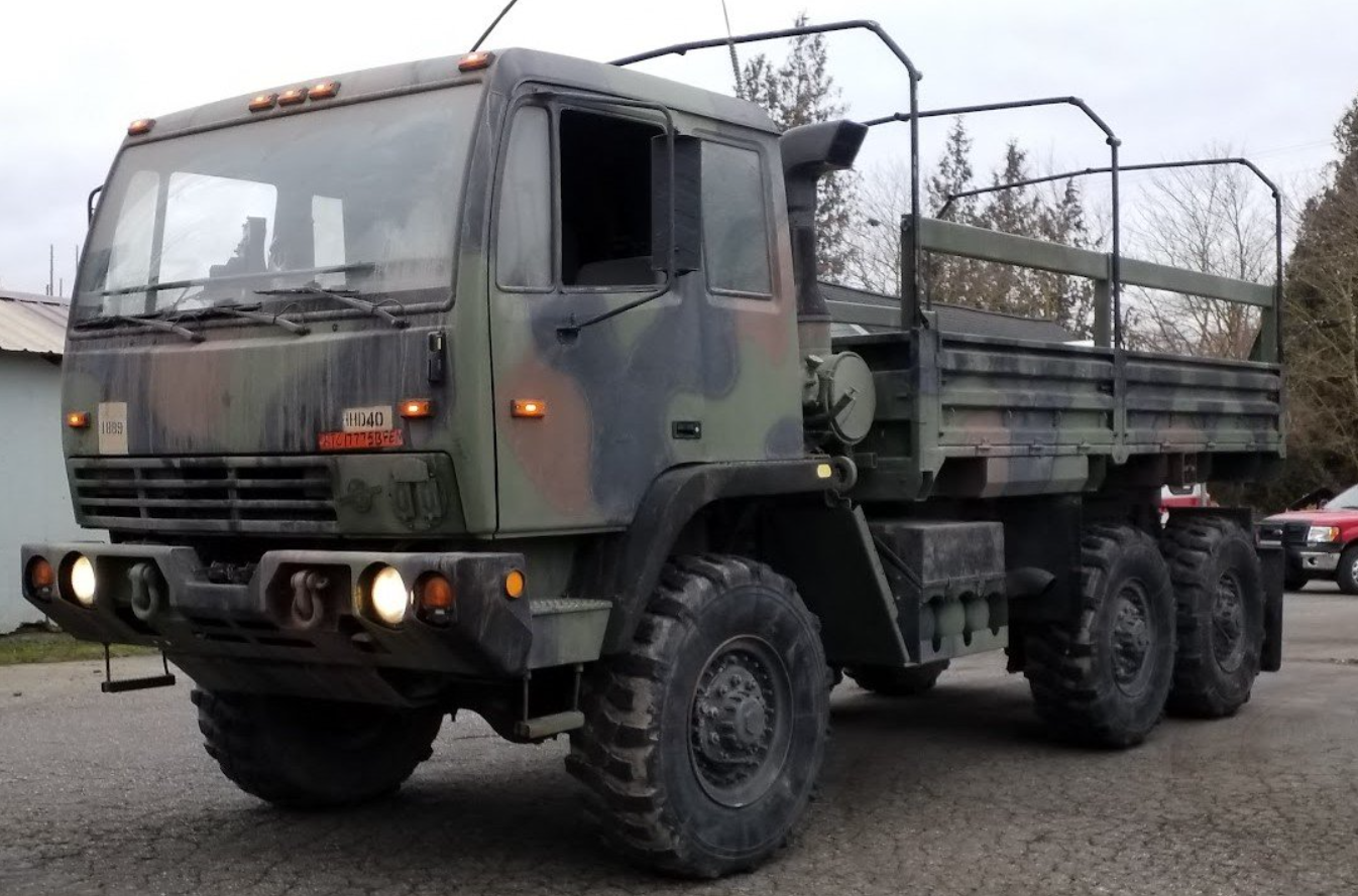 Army vehicle acquired by WCFD14 to be converted for use as a fire engine and high-water rescue vehicle. Source: WCFD14